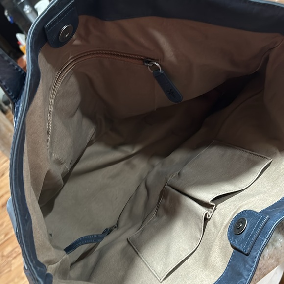 Frye Navy Denim tote - Picture 10 of 12